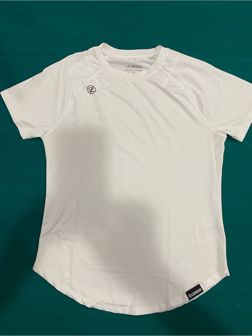 LEGENDS Men’s White Short Sleeve Performance Tee
